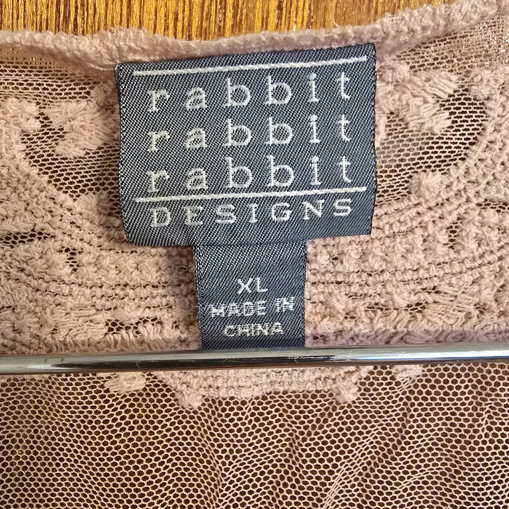 Rabbit Rabbit Rabbit Blush Lace Cardigan - Picture 2 of 2